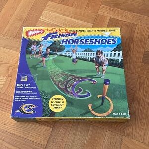 Wham-O Frisbee Horseshoes Game Vintage 1998